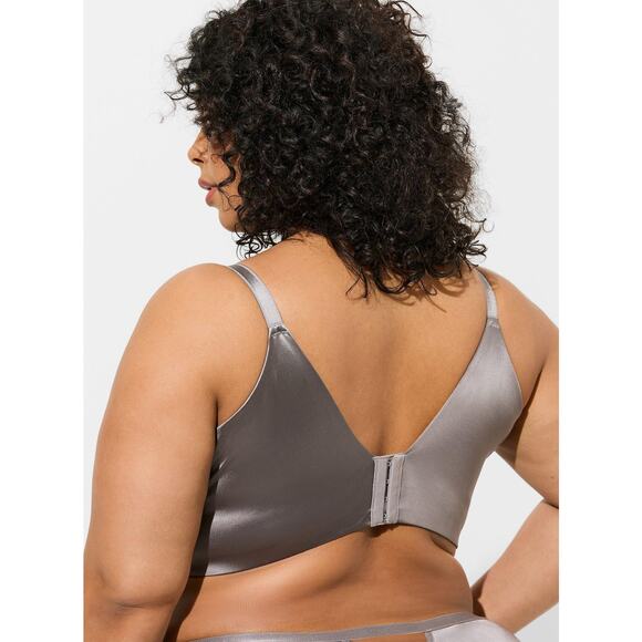 Torrid 44DDD Dream Wire-Free Push-Up Bra in Silver Filigree - Picture 3 of 3